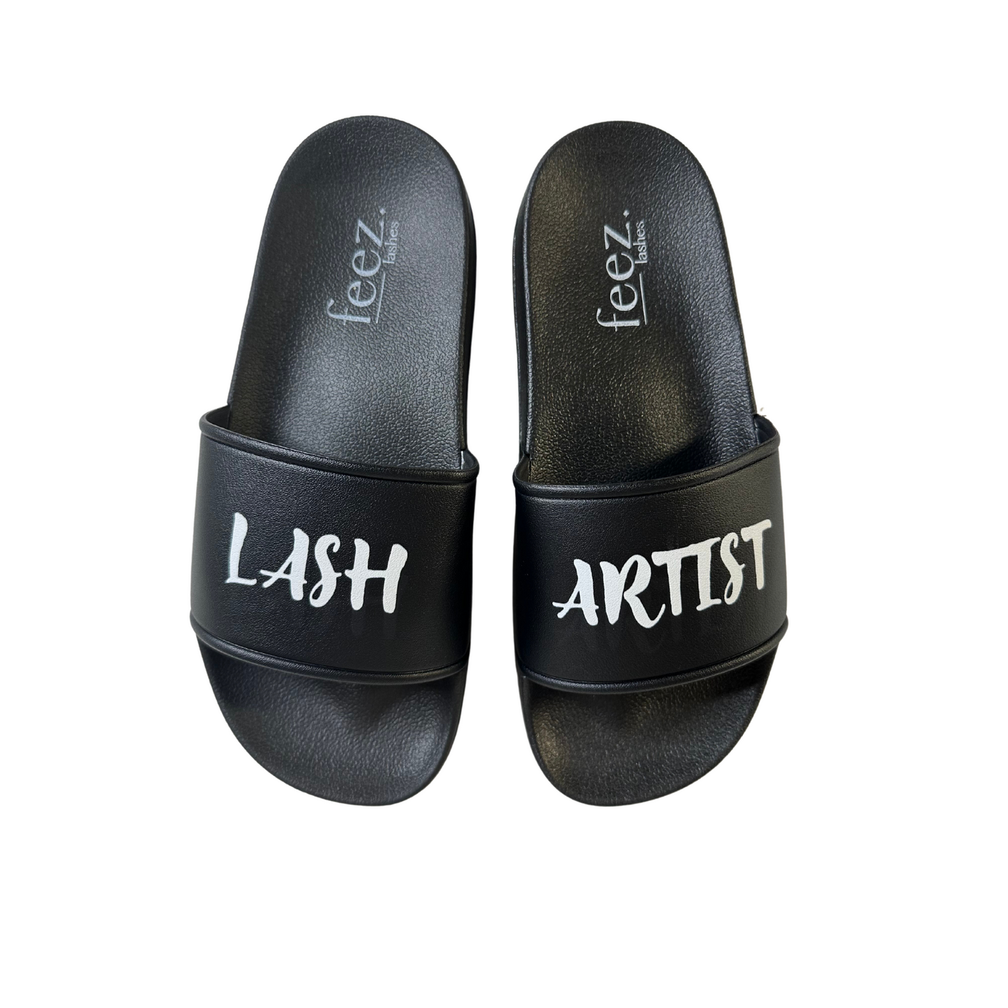 black slides lash artist edition