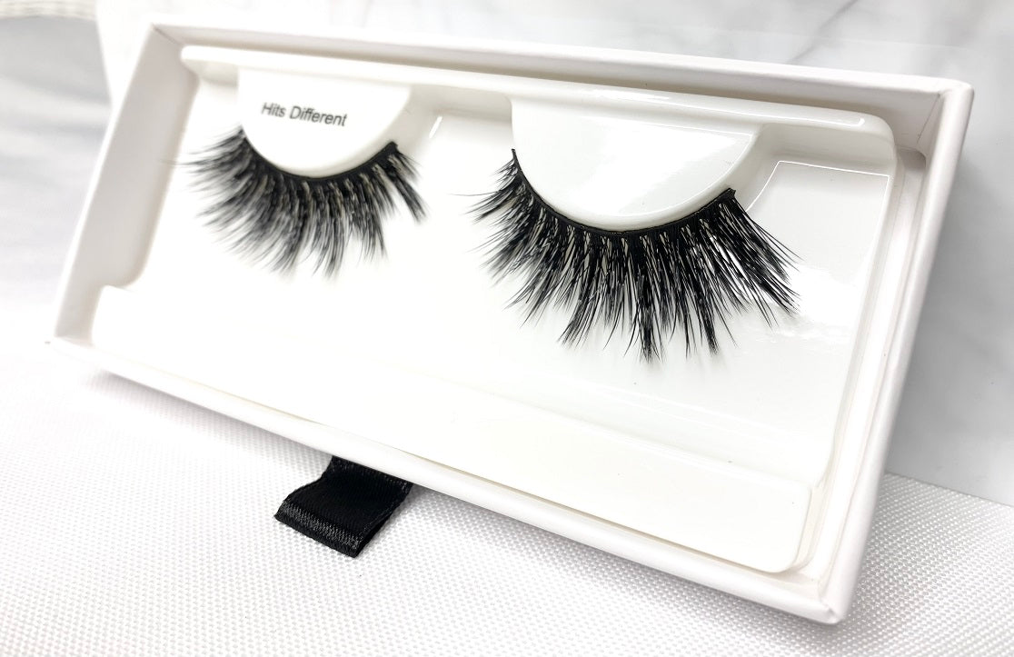 unique magnetic lashes side view