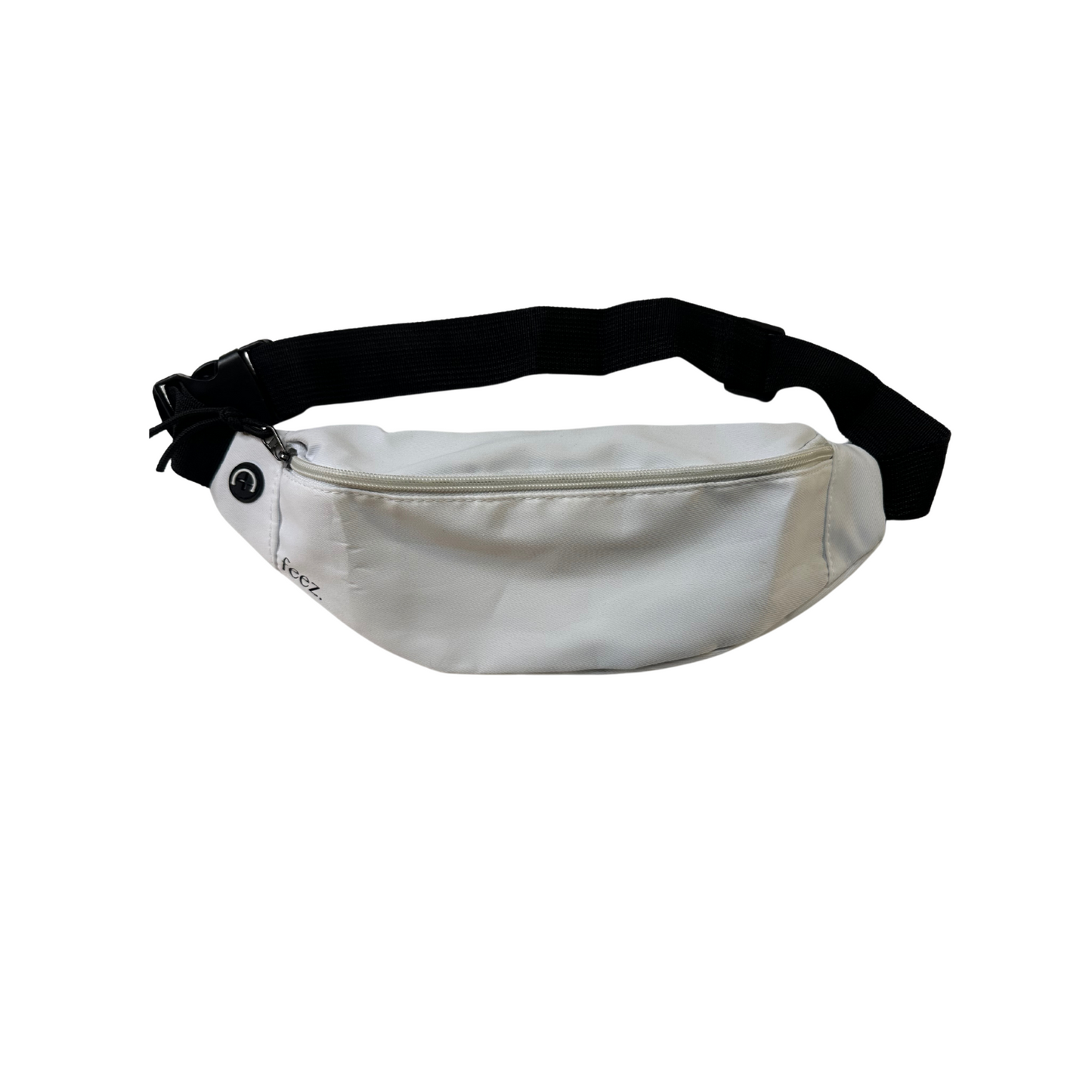 white fanny pack plain